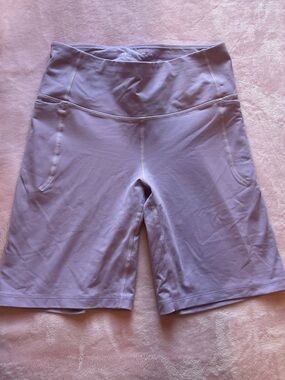 Under Armour Lavender High-Rise Bermuda Shorts